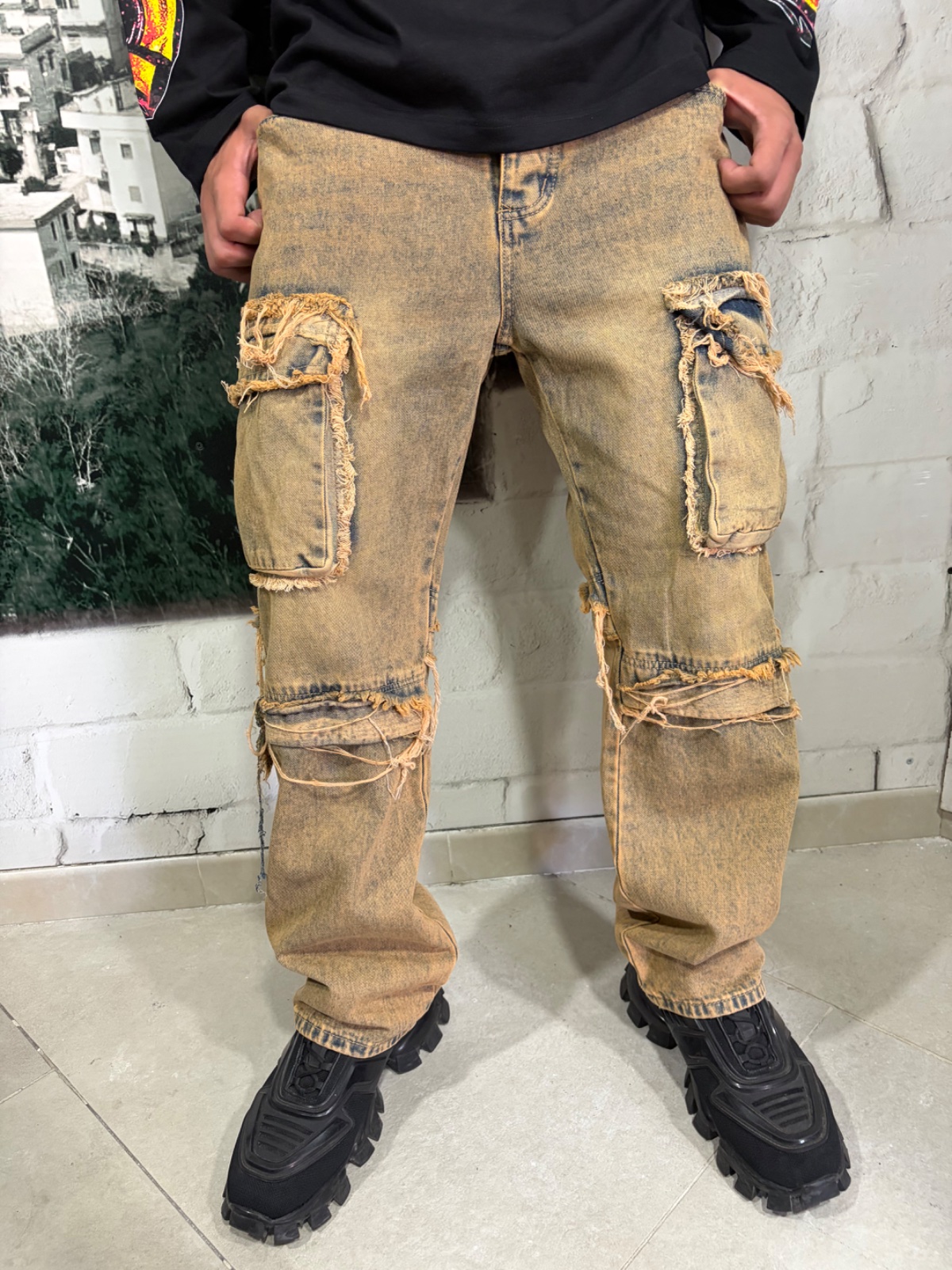 baggy sabbiato